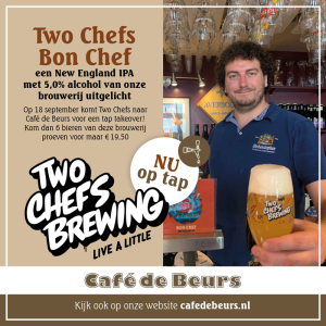 Two Chefs Brewing Tap Takeover 18 september 2024 vanaf 19:00